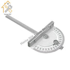 Table Saw Angle Ruler Meter Measure Protractor Ruler 180 Degree Guage Goniometer Stainless Steel Woodworking Measurement Tool