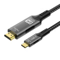 8K USB C to HDMI 2.1 Cable Adapter  8K60Hz Type C to HDMI Cable for Thunderbolt 3 Compatible with MacBook Pro  IPad pro  Laptop