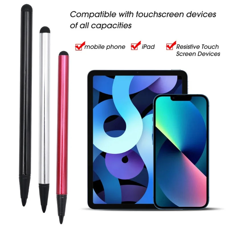 1/3PACK Universal Stylus Pencil Portable 2 in 1 Universal Touch Screen Pen Capacitive Resistive Stylus for Phones Tablets Laptop