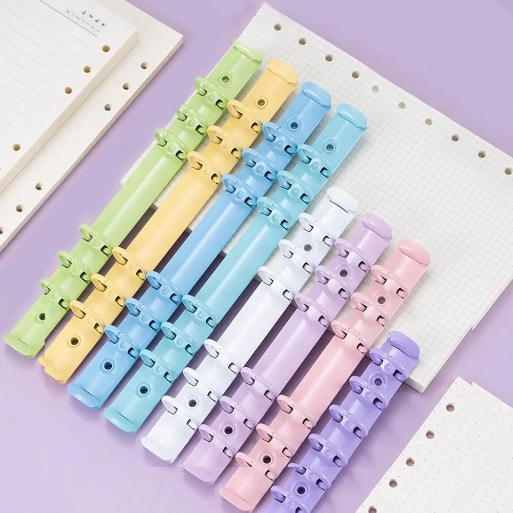 Durable Detachable Metal Spiral Rings Binder Clip High Quality Diary A8 Paper Binder Clips DIY Album Loose Leaf Ring Office