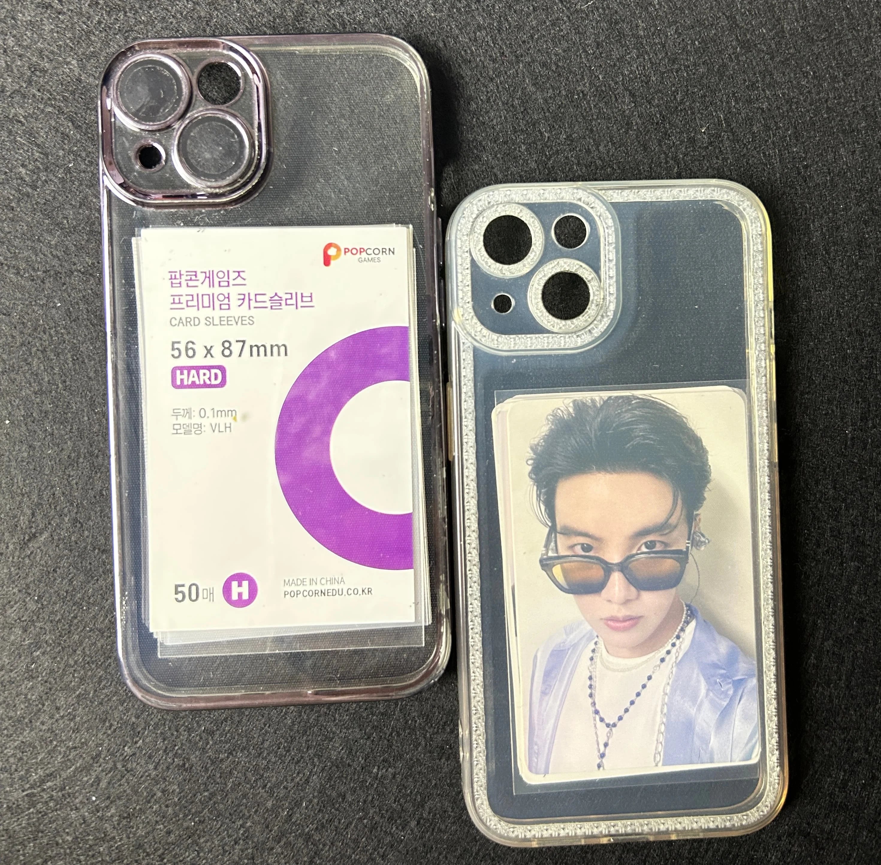 50-500Pcs Premium HD Transparent Kpop Idol Card Protective Sleeve Album Photo Waterproof Protector Game Card Holder