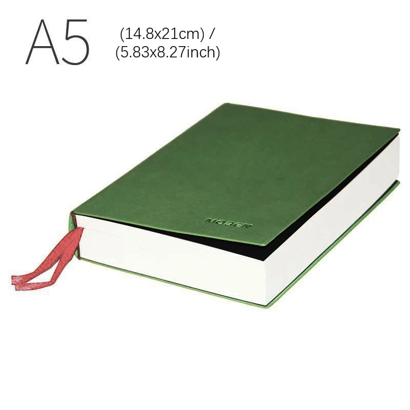 640 Page Horizontal Line/Grid /Blank Thick Business Notebook A4/A5 School Waterproof Leather Office Stationery Diary Notebook