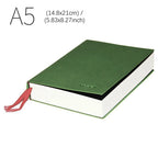 640 Page Horizontal Line/Grid /Blank Thick Business Notebook A4/A5 School Waterproof Leather Office Stationery Diary Notebook