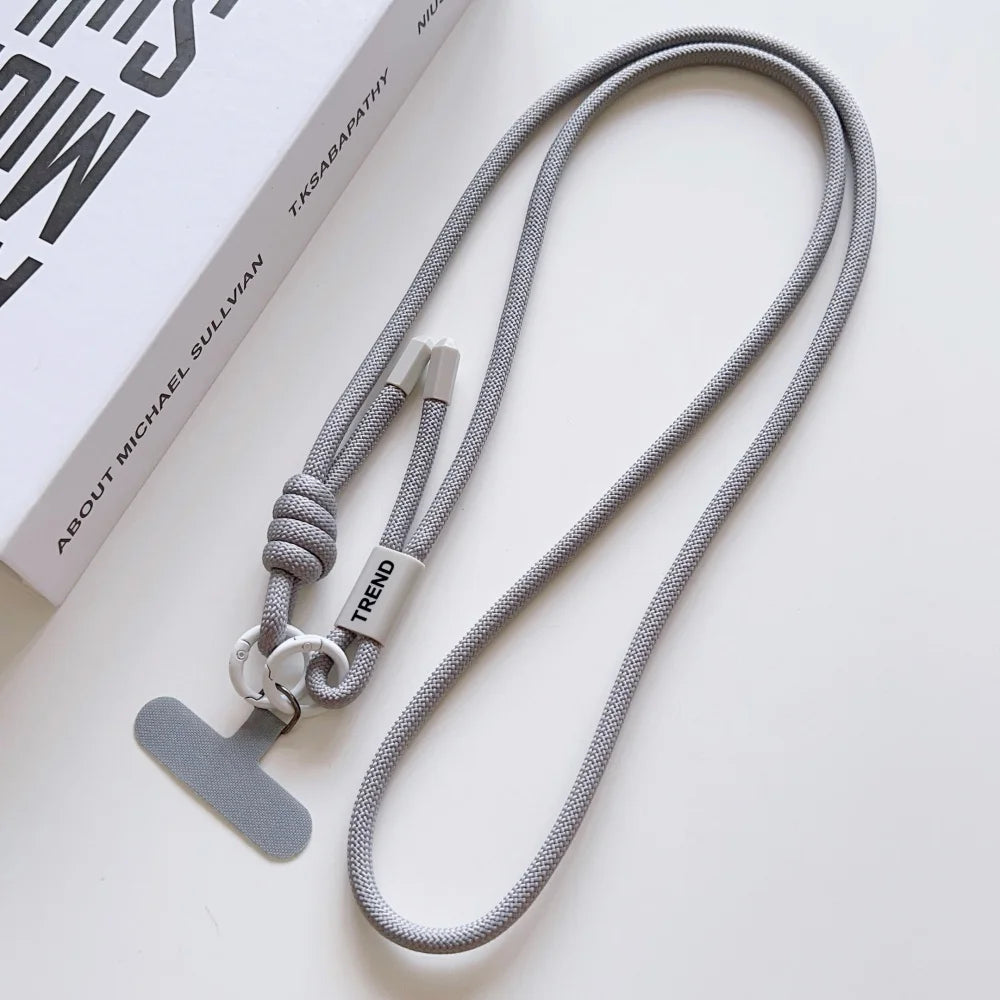 Candy Color Colorful Adjustable Long Lanyard for Mobile Cell Phone Crossbody Anti-Lost Strap Hanging Rope Universal Necklace