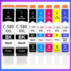 PGI-580 CLI-581 PGI580 CLI581 Ink Cartridge 580XXL 580XL For Canon PIXMA TS6150 TS6250 TS6350 TS705 TS8150 TS9150 TS8350 Printer