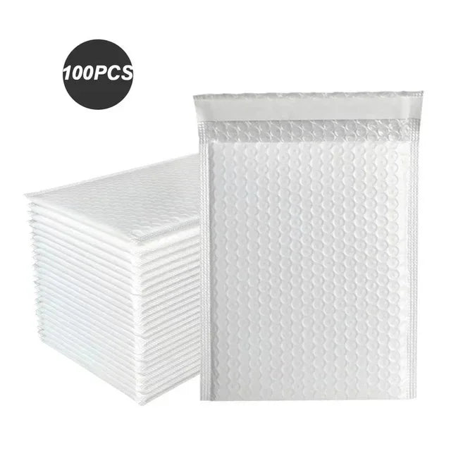 100PCS Shipping Packaging Supplies Multicolor Packing Bag Bags Small Business Bubble Envelope Mailing Office School