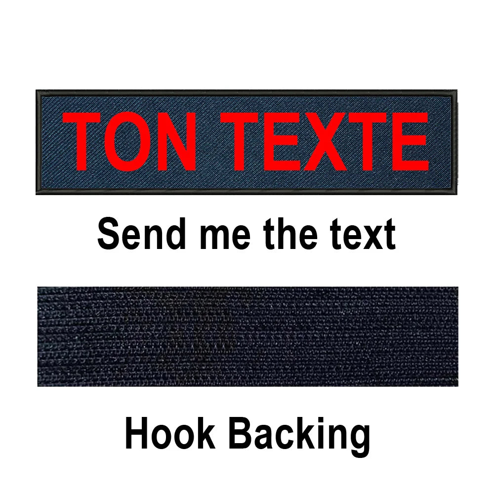 Custom Name Patch Personalized Tactical Military Patches Customized Stripes Badge Tags For Clothes Jacket Backpack Dog Collar