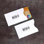 5Pcs Fashion Anti Theft for RFID Credit Card Protector Blocking Cardholder Sleeve Skin Case Covers Protection Bank Card Case