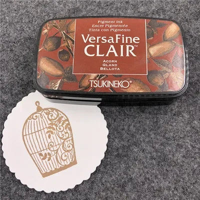 Quick Dry Detail Ink Pad DIY Making Greeting Cards Smearing Stamps Tsukineko VersaFine CLAIR