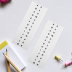 10 Sheet White Writable Index Tabs Strong Adhesion Alphabet Stickers for Quick File Book Notebook Classification Dictionary