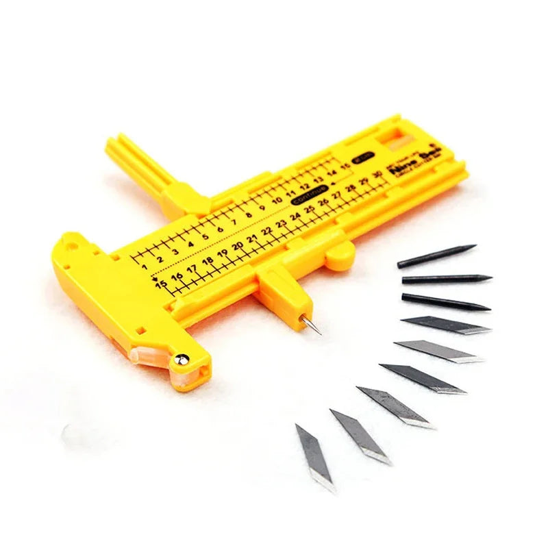 1-30cm Adjustable Compasses Circle Cutter,Sewing Round Cutting Knife Patchwork Scrapbooking Cards Cutters Paper-Cutting Tool
