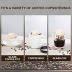 50-200PC Eco Friendly Biodegradable Fast Flow Coffee Filters Disposable Drip Brewing Bags for Home Office Travel Tea and Coffee