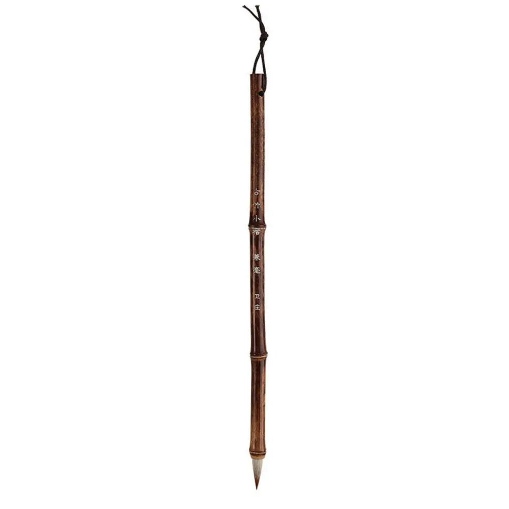 Traditional Chinese Writing Brushes Bamboo Wolf's Hair Writing Brush for Calligraphy Painting Practice Brush