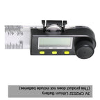 0-200/300mm Digital Angle Finder Meter 0-360 Degree Stainless Steel LCD Protractor Goniometer Ruler
