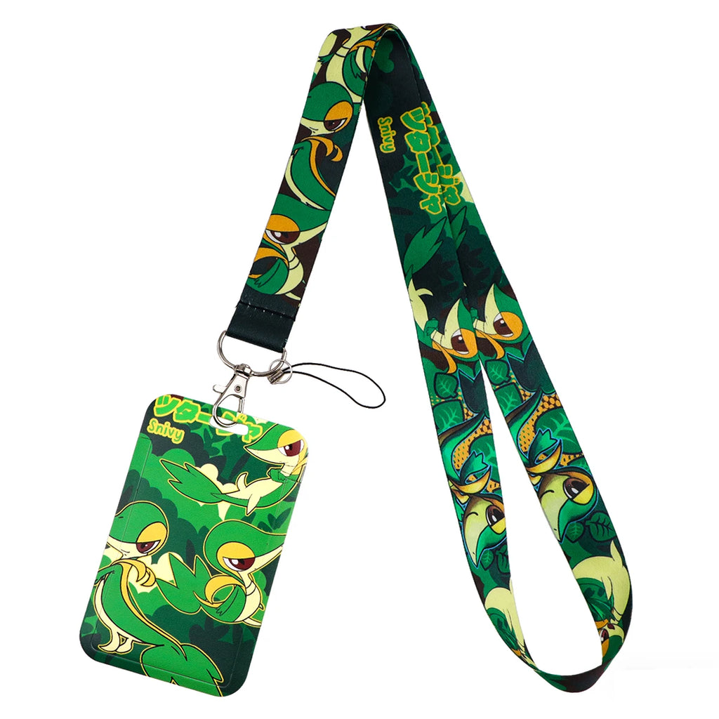 Cute Anime Monster Lanyard Card Holder Colorful Neck Strap for Key ID Card Phone Straps Badge Holder Key Ring Accessories Gifts