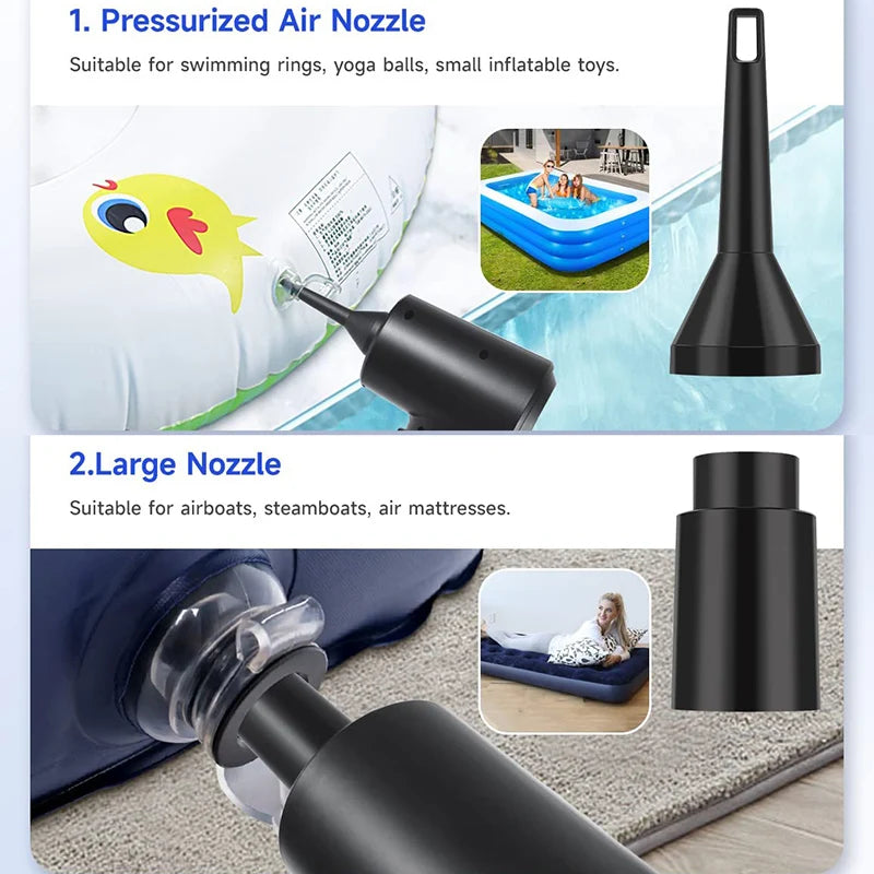 Compressed Air Duster For Computer Laptop Keyboard Car Camera Cleaning 51000 RPM USB Charging Portable Wireless Air Blower