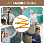 Wooden Foldable Ruler Folding 1 Meter Stick Wood Metric Scale Carpenters Ruler For School Drawing Tools School Supply Teacher