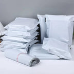 50pcs/Lots White Courier Bag Express Envelope Storage Bags Mail Bag Mailing Bags Self Adhesive Seal Plastic Packaging Pouch