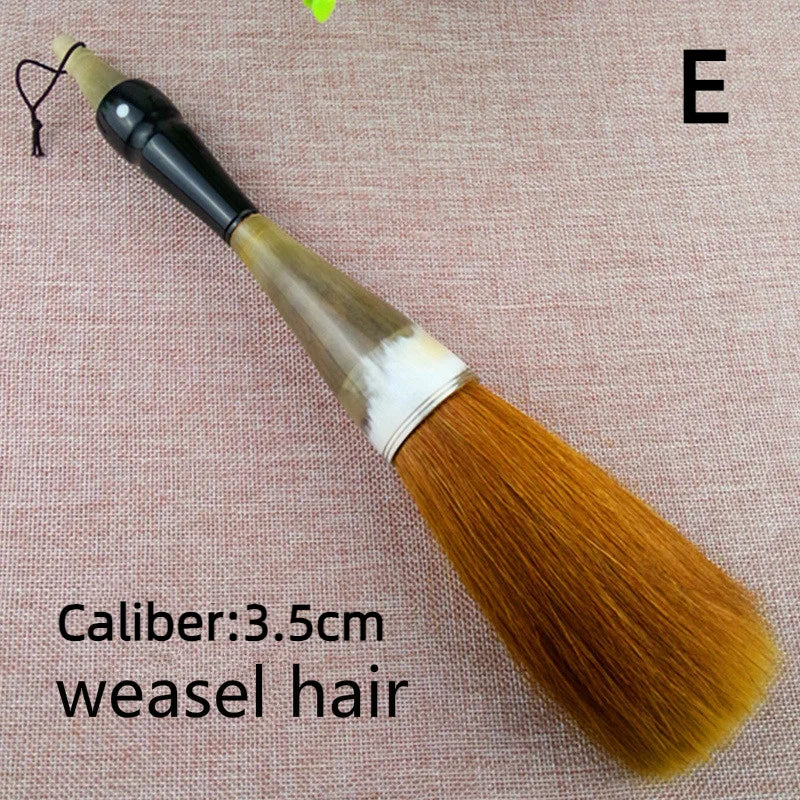 Chinese Calligraphy Brush Oxhorn Pen holder Brush Pen Extra Large Mixed Hair Painting Writing Brushes Art Stationary Supplies