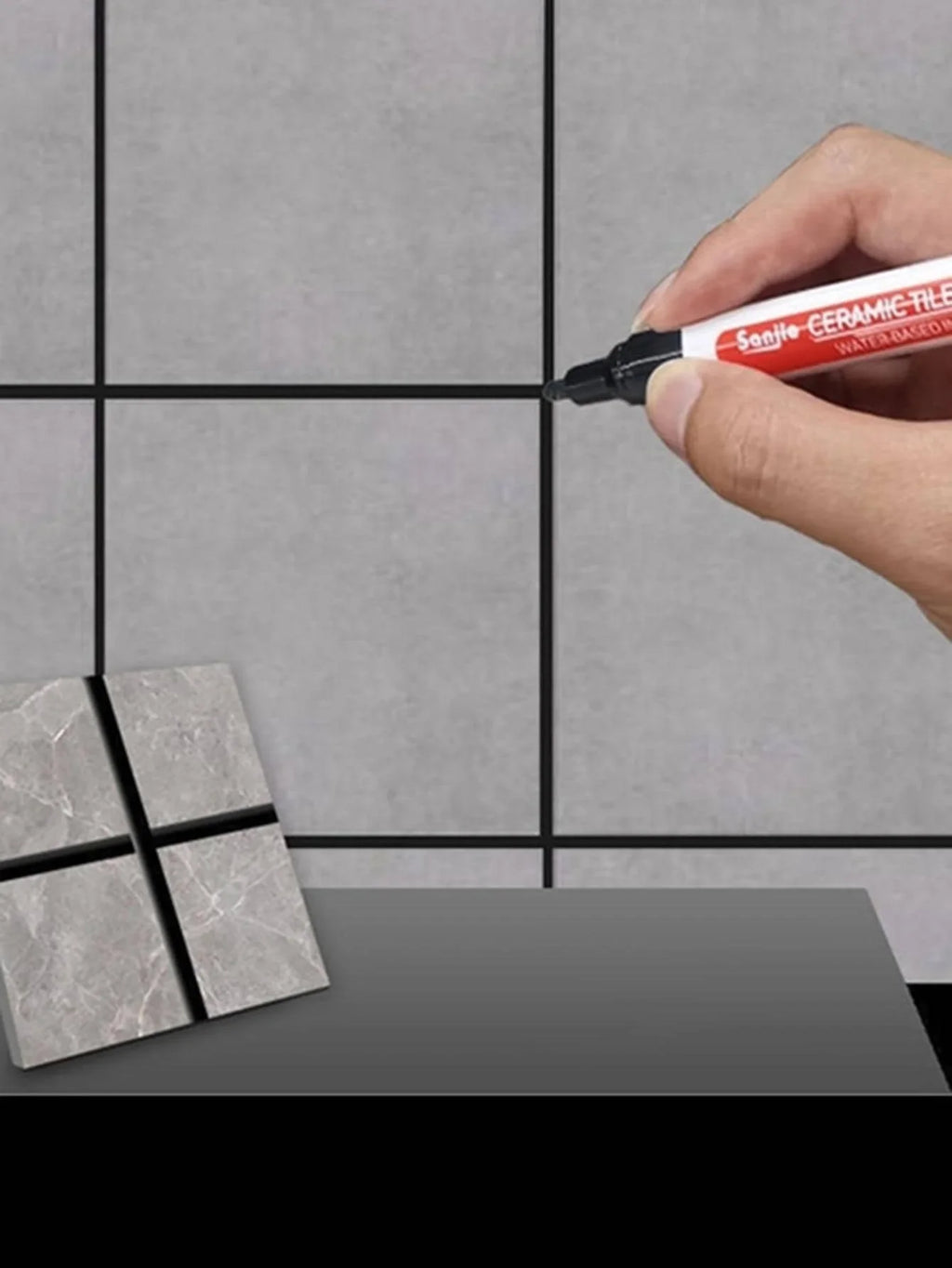 1/5/10PC  Waterproof Marker Pen Wall Seam Repair Tiles Grout Markers Pens Floor Bathroom Decontamination Paint Brush Tools