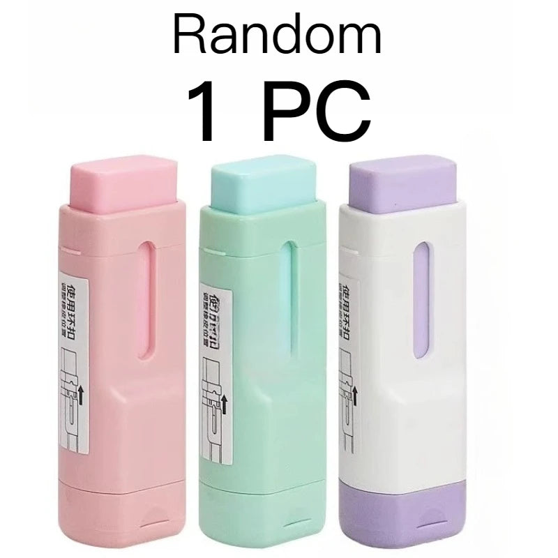 M&G Rubber Pencil Sharpener 2-in-1 Pencil Sharpener Single Hole with Rubber Eraser Not Leave Marks Eraser with Pencil Sharpener