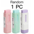M&G Rubber Pencil Sharpener 2-in-1 Pencil Sharpener Single Hole with Rubber Eraser Not Leave Marks Eraser with Pencil Sharpener
