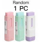 M&G Rubber Pencil Sharpener 2-in-1 Pencil Sharpener Single Hole with Rubber Eraser Not Leave Marks Eraser with Pencil Sharpener