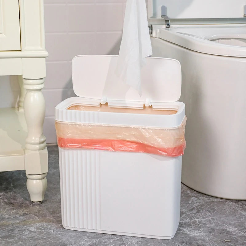 20L Scented Drawstring Trash Bags Floral Fragrance Rose Lavender Lemon Vanilla Heavy Duty Kitchen Bathroom Office Garbage Bags