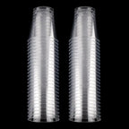 Reusable Transprent Plastic Disposable Dessert Cups Round Pudding Boxes Cupcake Muffin Cup Mould Kitchen Drinks Tools 50/90ml