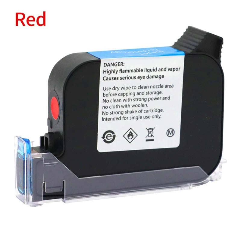 2588 2588+ 2588M 42ML Quick Dry Ink Cartridge 12.7mm Print Height for Handheld Inkjet Printer Compatible Replacement