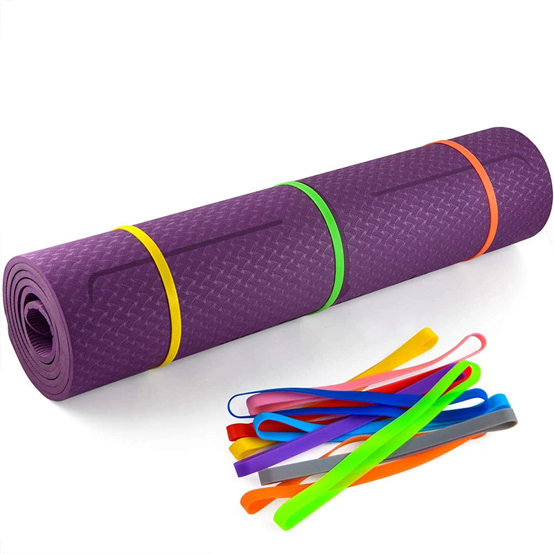 10PCS Silicone Rubber Bands Large Multicolor Elastic Rubber Wrapping Bands For Notebook Office Outdoor Gear Gifts Packing Christ