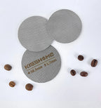 Coffee Puck Screen Fit 51mm 53.5mm 58.5mm Reusable Ground Filter Mesh Heat Resistant Metal For Espresso Accessories Barista Tool