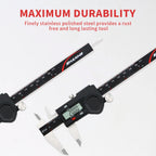 SHANHR Electronic Vernier Caliper 150mm Digital Vernier Calipers Micrometer Steel Vernier Caliper Messschieber Paquimetro 150 mm