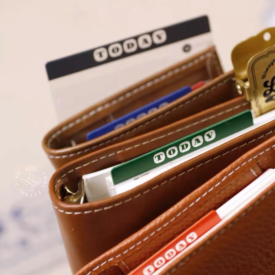 Binder Storage ruler vintage loose-leaf Notebook inner page index divider bookmark DIY accessory flexible ruler