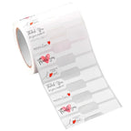 500pcs Paper Price Tags Jewelry Tags Self Adhesive Blank Labels Display Card Packaging Sticker Necklace Earring Bracelet DIY