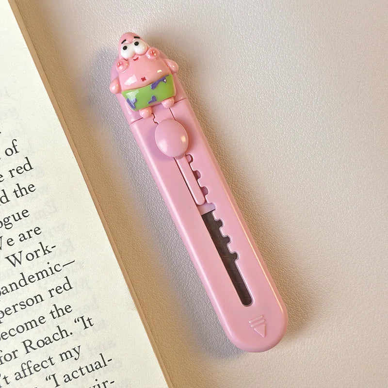 1Pc Creative Art Knife Cute Cartoon Express Delivery Artifact Portable Paper Cutter Hand Account Knife Letter Opener Sword