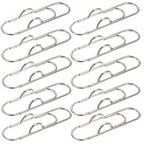Anti Lost Paper Clip Metal Pen Holder Clips Portable Bookmarks Photo Memo Ticket Fixed Paperclips Office School Stationery