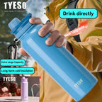 TYESO Thermos Bottle Car Insulated Flask Water Tumbler for Outdoor Sports Travel Vacuum Flasks Stainless Steel Thermal Cup