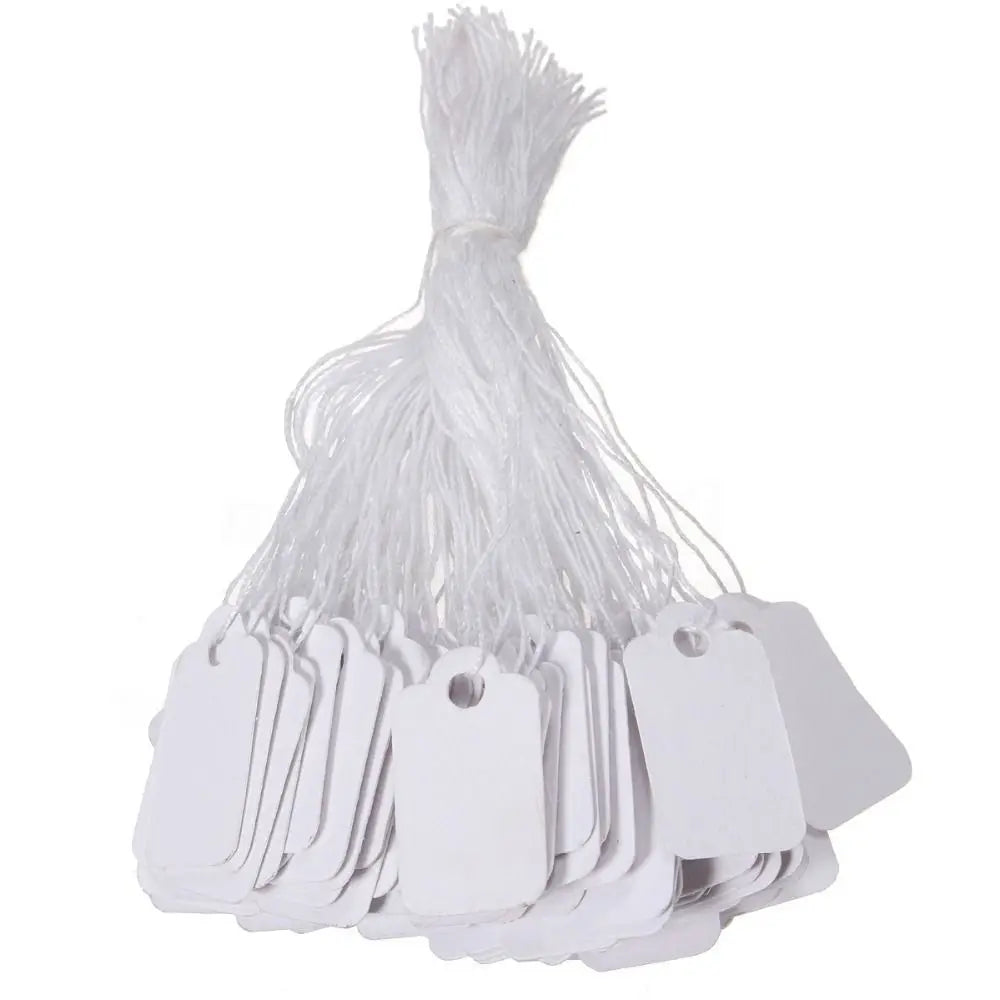 Multipurpose Hanging Price Display Cards DIY with Cotton Thread Apparel Sewing Hang Tag Price Tag Garment Tag Price Label