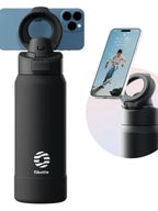 FEIJIAN 710/950ML Stainless Steel Sports Water Bottle with Magnetic Phone Holder Bouncing cover Insulation Cup Magnetic Thermos