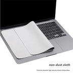 Screen Keyboard Protection Microfiber Liner Cleaning Cloth For MacBook Air 13" Pro 14" 15" 16"