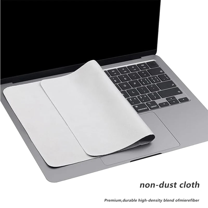 Screen Keyboard Protection Microfiber Liner Cleaning Cloth For MacBook Air 13" Pro 14" 15" 16"