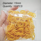 ‌Multi-Purpose Elastic Rubber Bands,15-60mm Diameter Rubber Bands Sturdy Stationery Fasteners for Paper, Files & Household Items