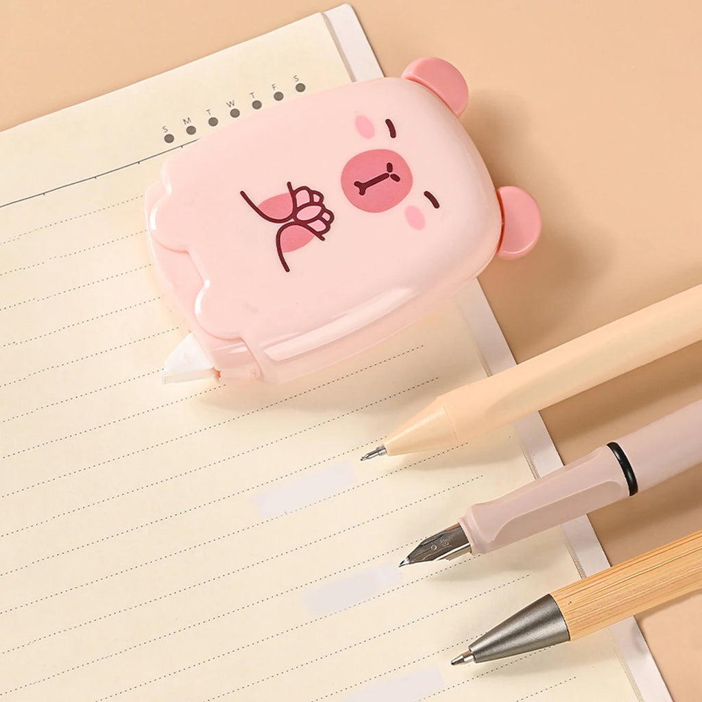 1pc Animal Shape 12 Meter Correction Tape, Portable Learning Accessories Correction Tape, Fashion Stationery School Supplies