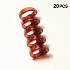 New 20Pcs Binder Buckle Loose-Leaf Book Accessories Binding Ring Buckle 5 Holes Not Uncomfortable Homemade Diy Punch Loose-Leaf