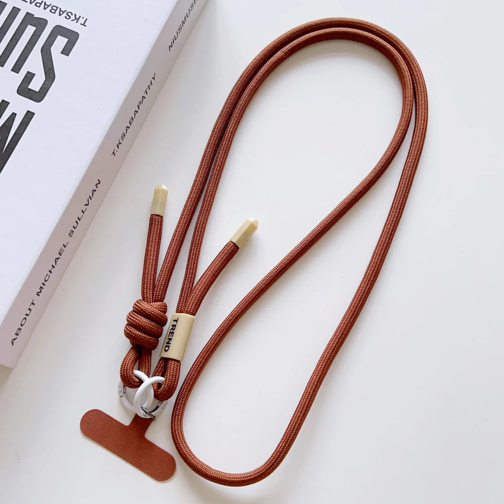 1Pc Universal Long Phone Lanyard Length Adjustable Neck Hanging Rope Crossbody Rope With Phone Case Connection Clip