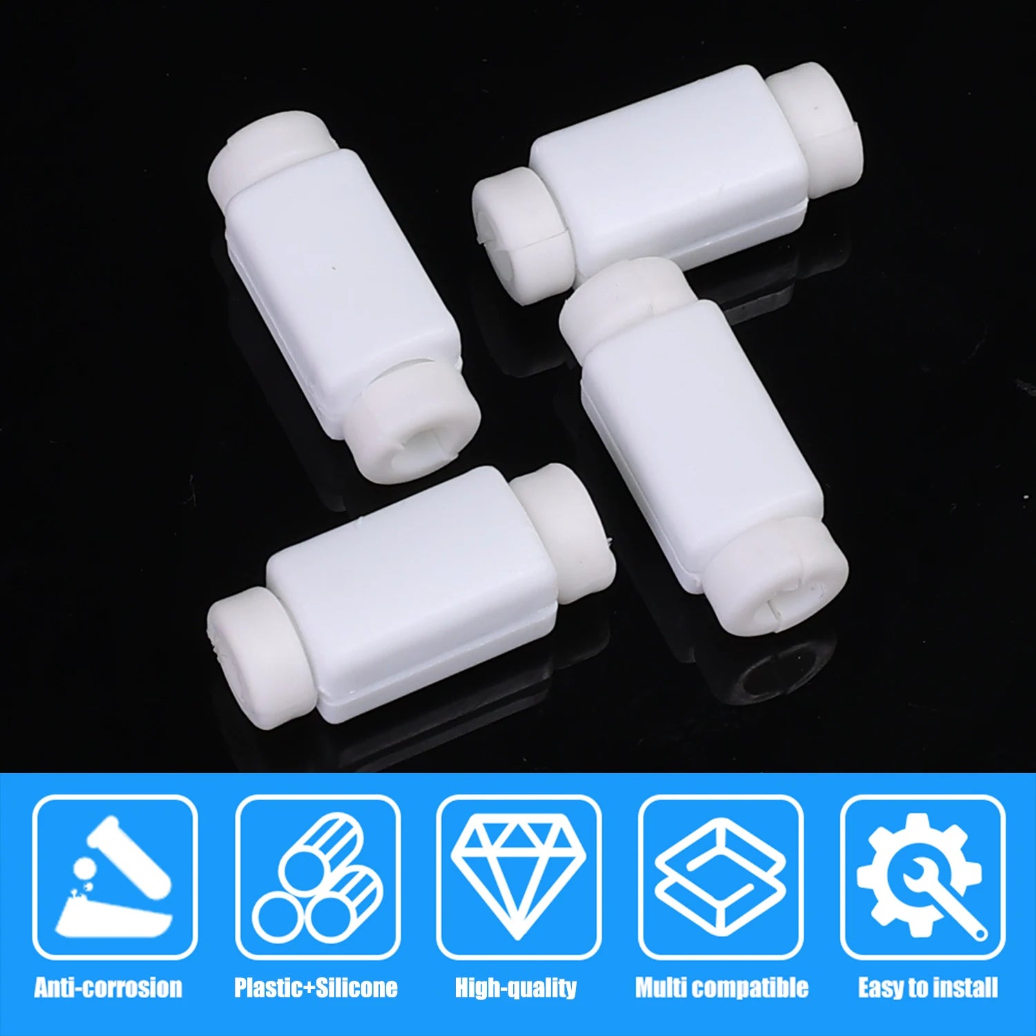 6pcs Data Cable Protectors, Charger Safety Clips, Anti-Bend And Bite-Resistant Charging Cable Covers