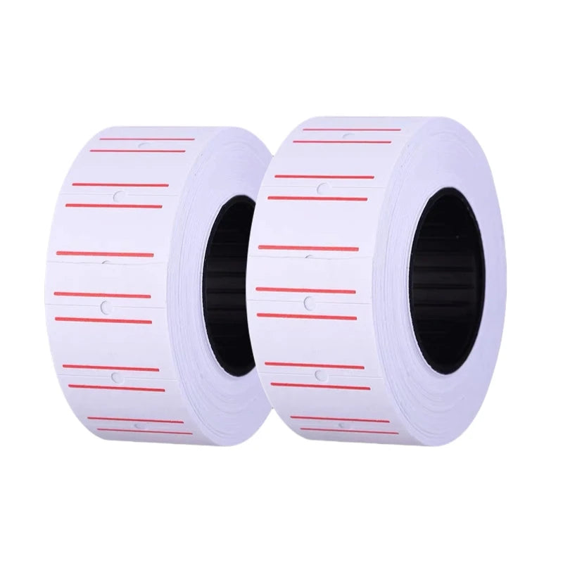 400*10/Roll Price Label Tag for MX-5500 Price Gun Label Sticker White Retail Shop Supermarket Commodity Price Gun Label Paper