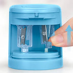 Eagle Auto Pencil Sharpener, Battery or USB Operated, Dual Holes, Dual Blades,  Portable,Office,School Supplies Stationery
