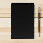 25Pcs A5 Binder Dividers Removable PP Index Tabs Portable Organizer for Office School Home File Document Management Binder